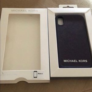Michael Kors iPhone X case purple